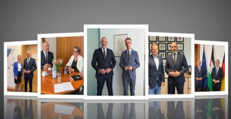 السفير عرفة يبحث مع المسؤولين الألمان الأوضاع الفلسطينية